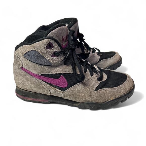 Nike ACG Vintage 90s Caldera Taupe Suede Hiking Boot Sneaker Womens US 7 - Picture 3 of 7